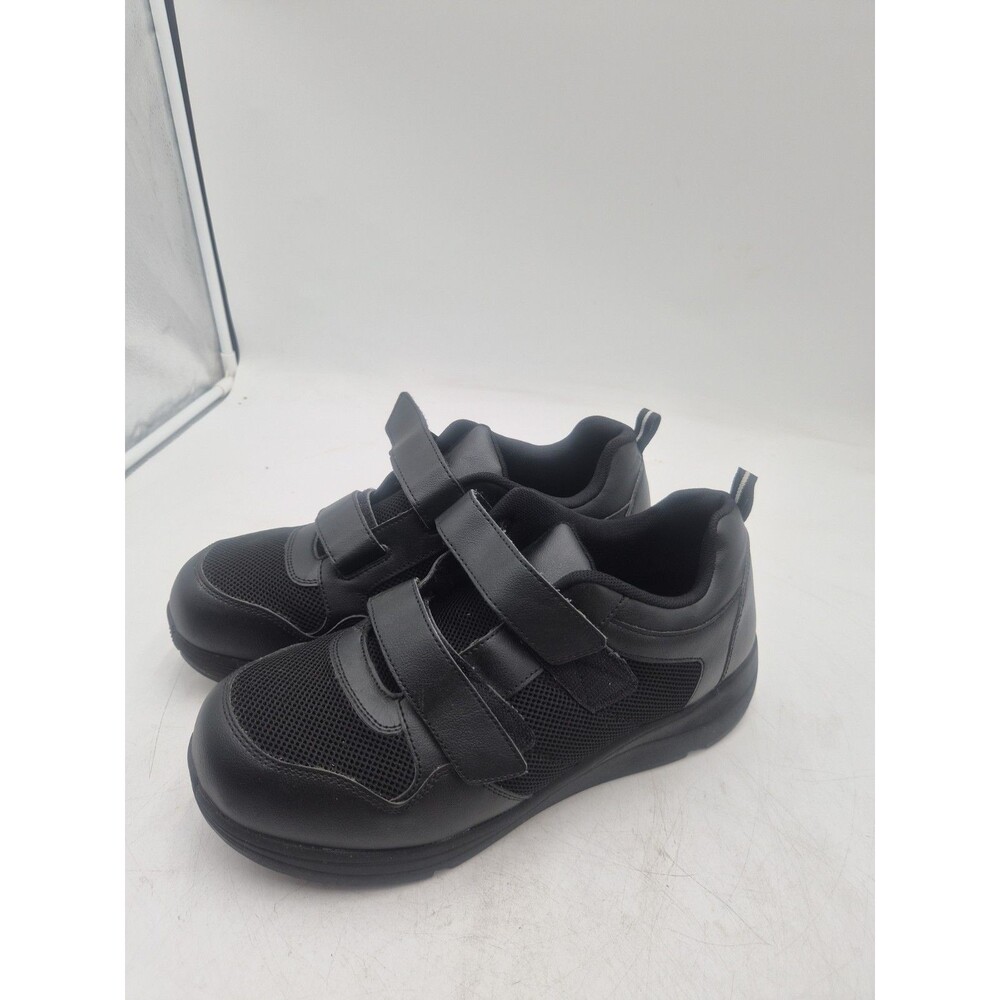 DREW  44010-19 CONTEST BLACK 2STRAP SLIP RESISTANT CASUAL WALKING MENS 13W SHOES